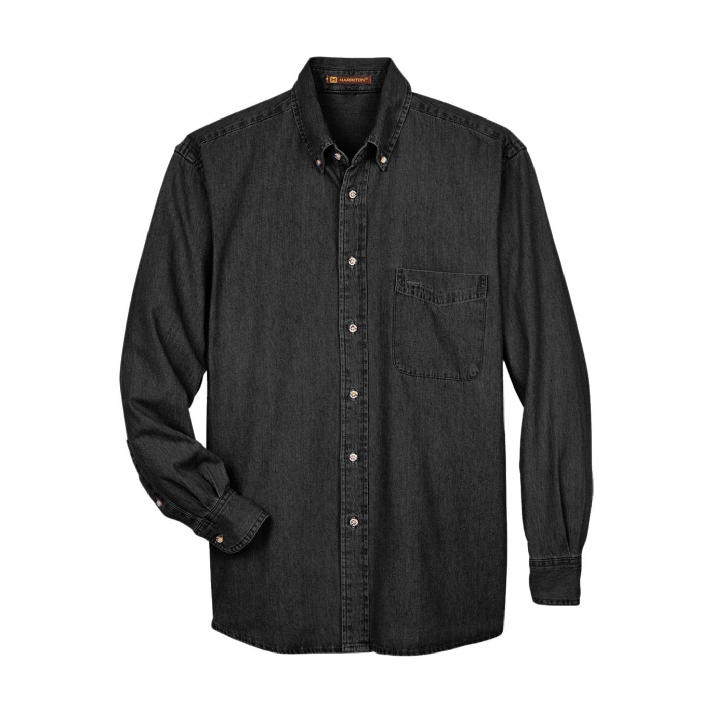 Harriton Long Sleeve Denim Shirt