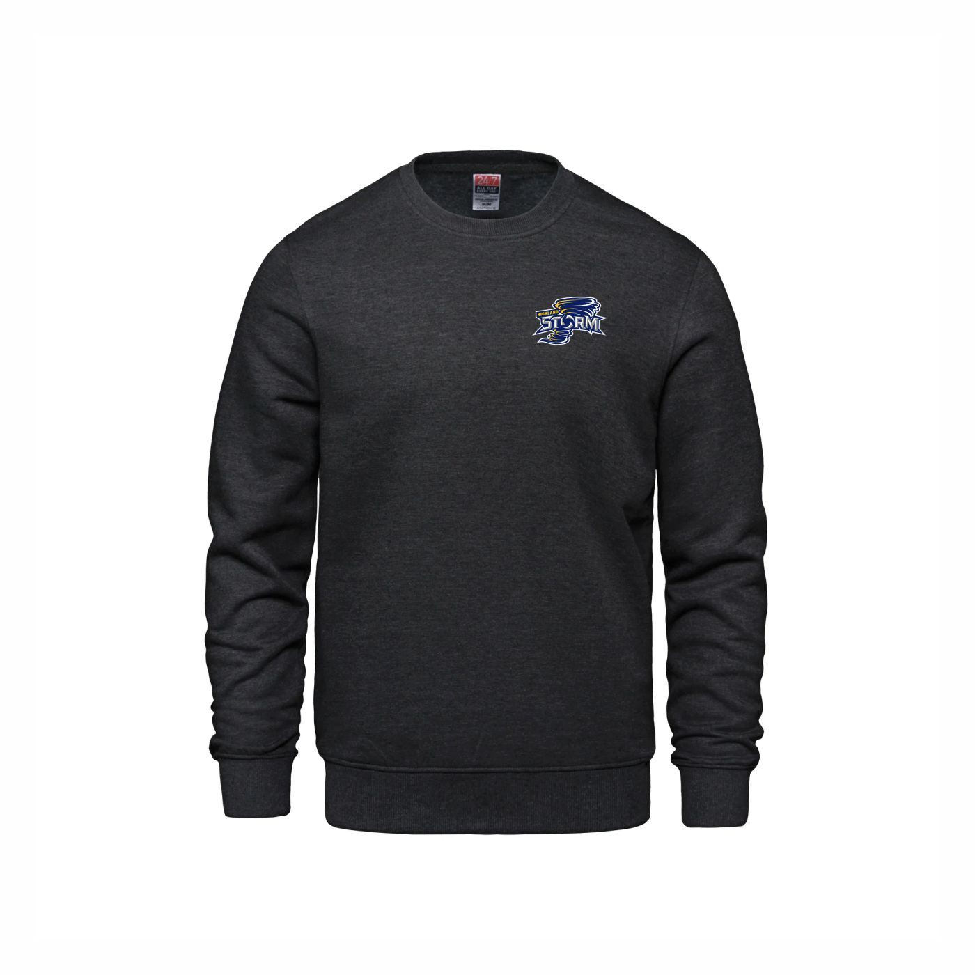 Left Chest Crewneck Fleece Sweater - Image 4