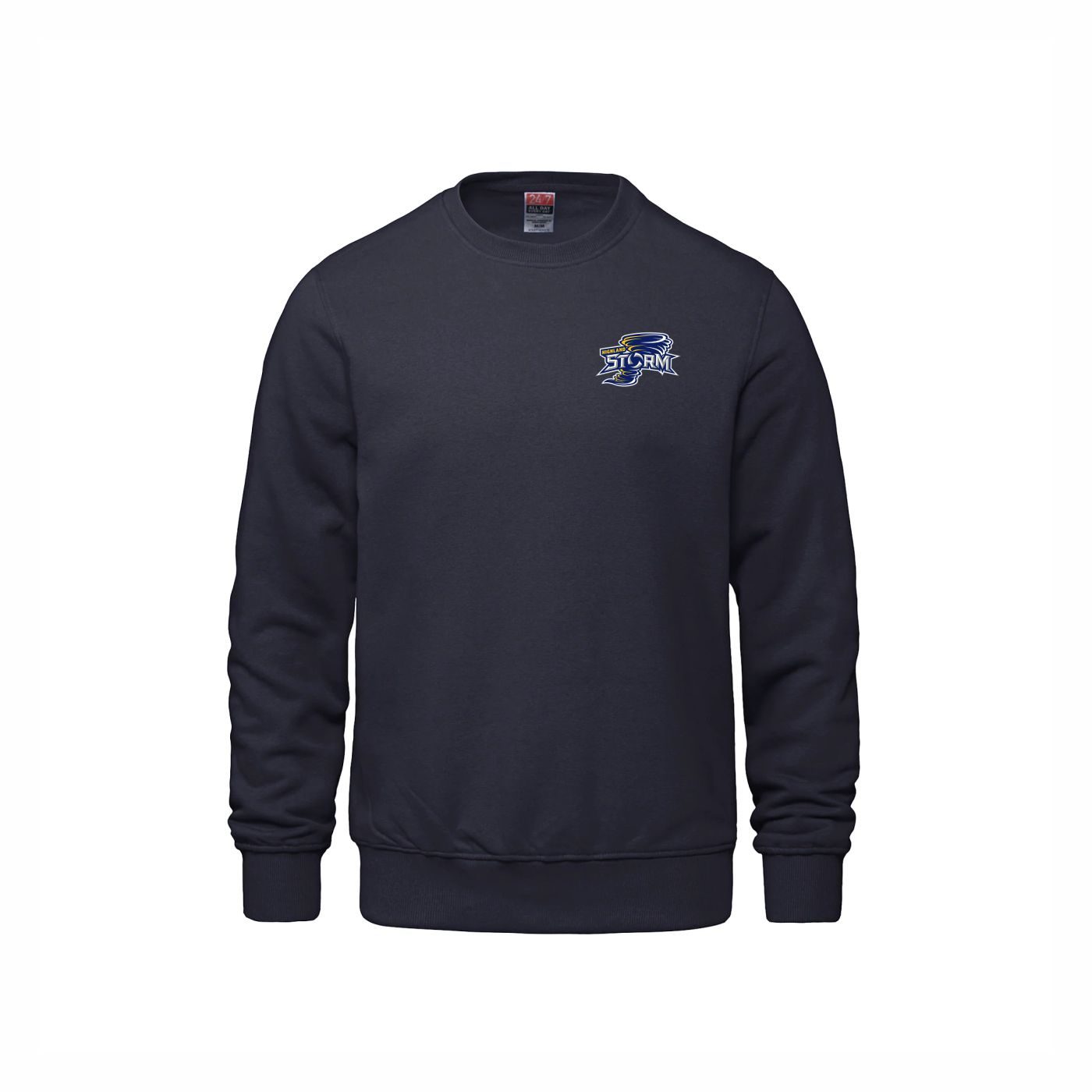 Left Chest Crewneck Fleece Sweater - Image 2