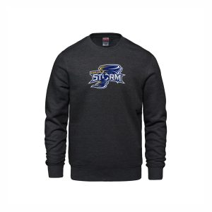 Full Front Crewneck Fleece Sweater