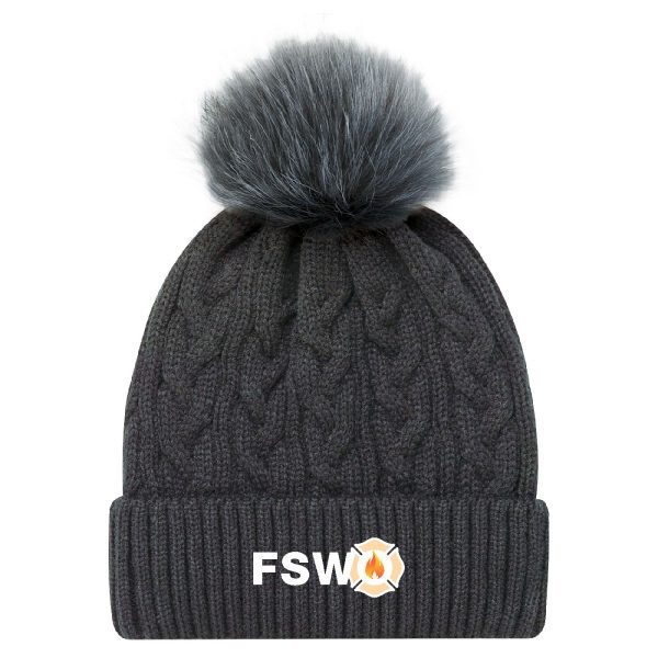 Faux Fur Pom Pom Toque - Image 4