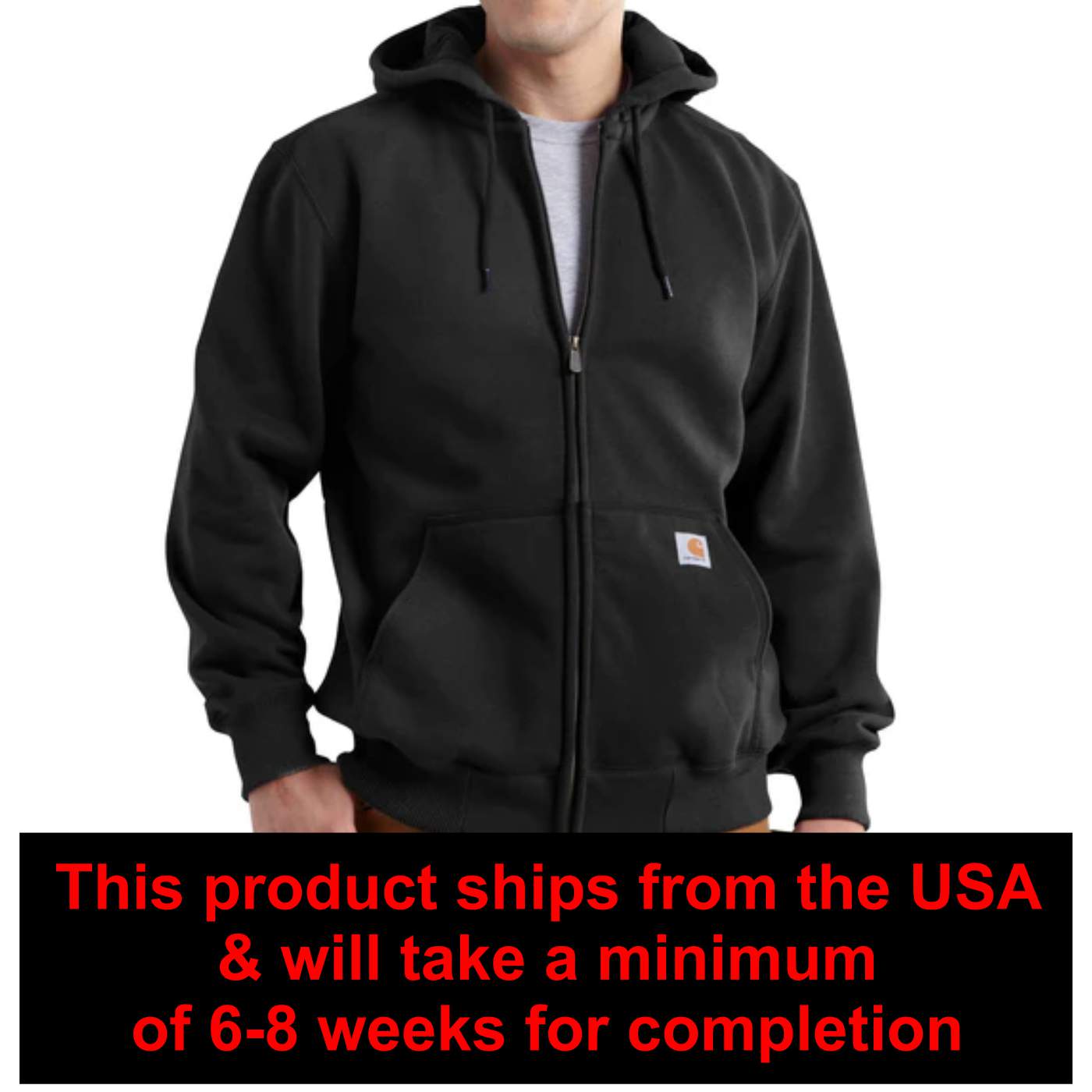 Carhartt Rain Defender Loose Fit Heavyweight Full Zip Sweatshirt