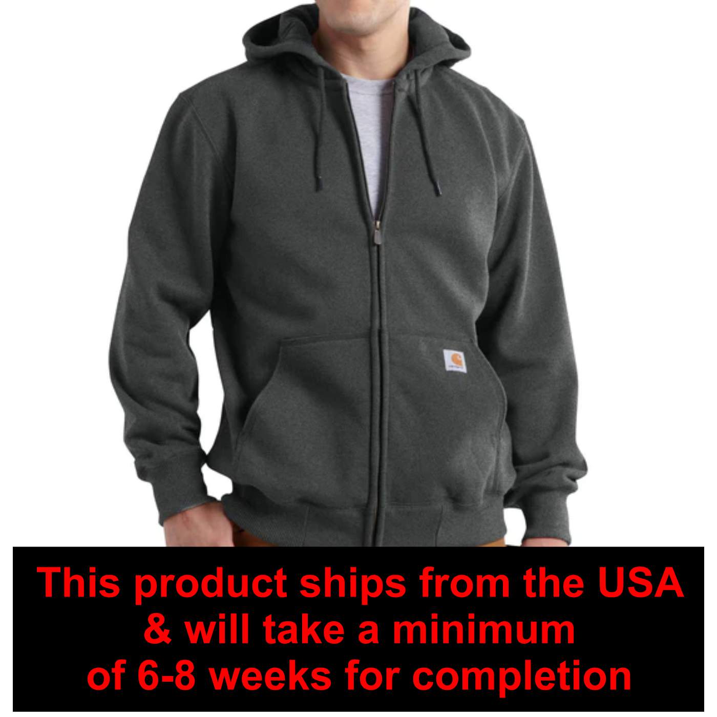 Carhartt Rain Defender Loose Fit Heavyweight Full Zip Sweatshirt - Image 3