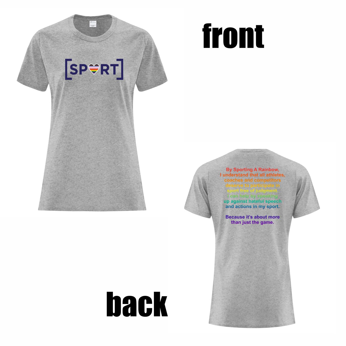 100% Cotton T-shirt (Pledge Logo)