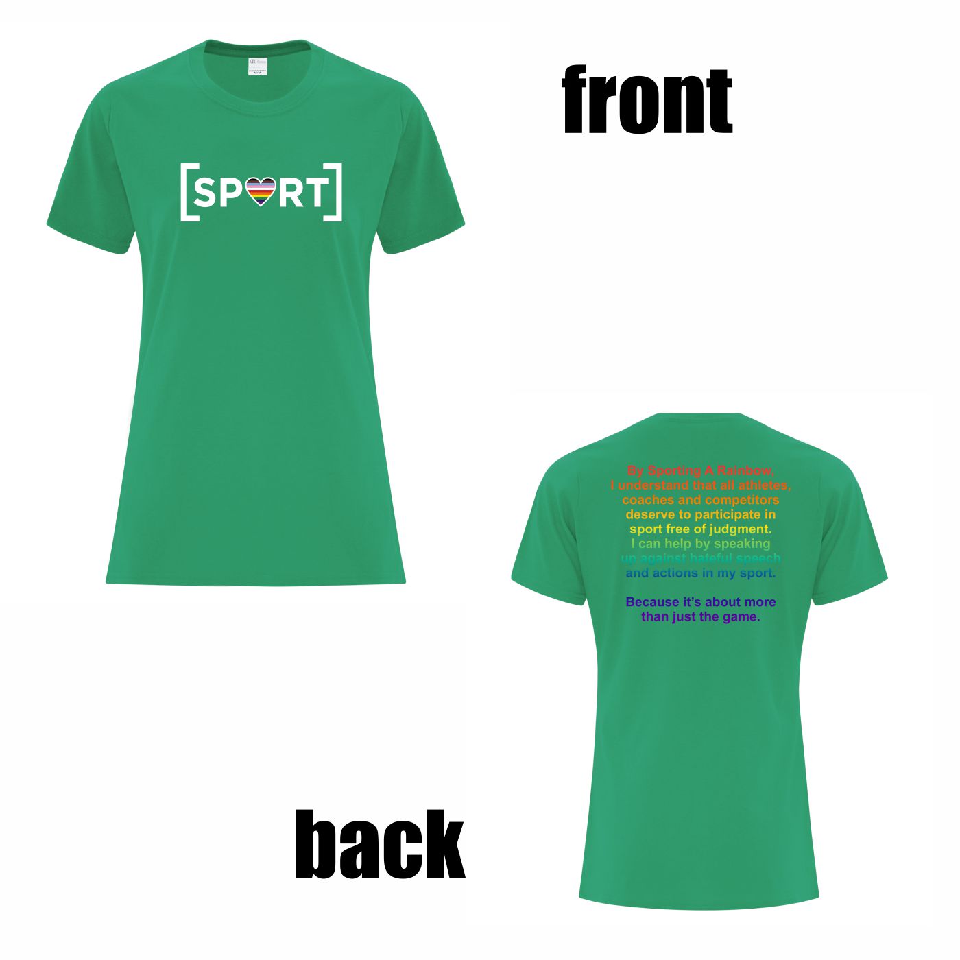 100% Cotton T-shirt (Pledge Logo) - Image 10