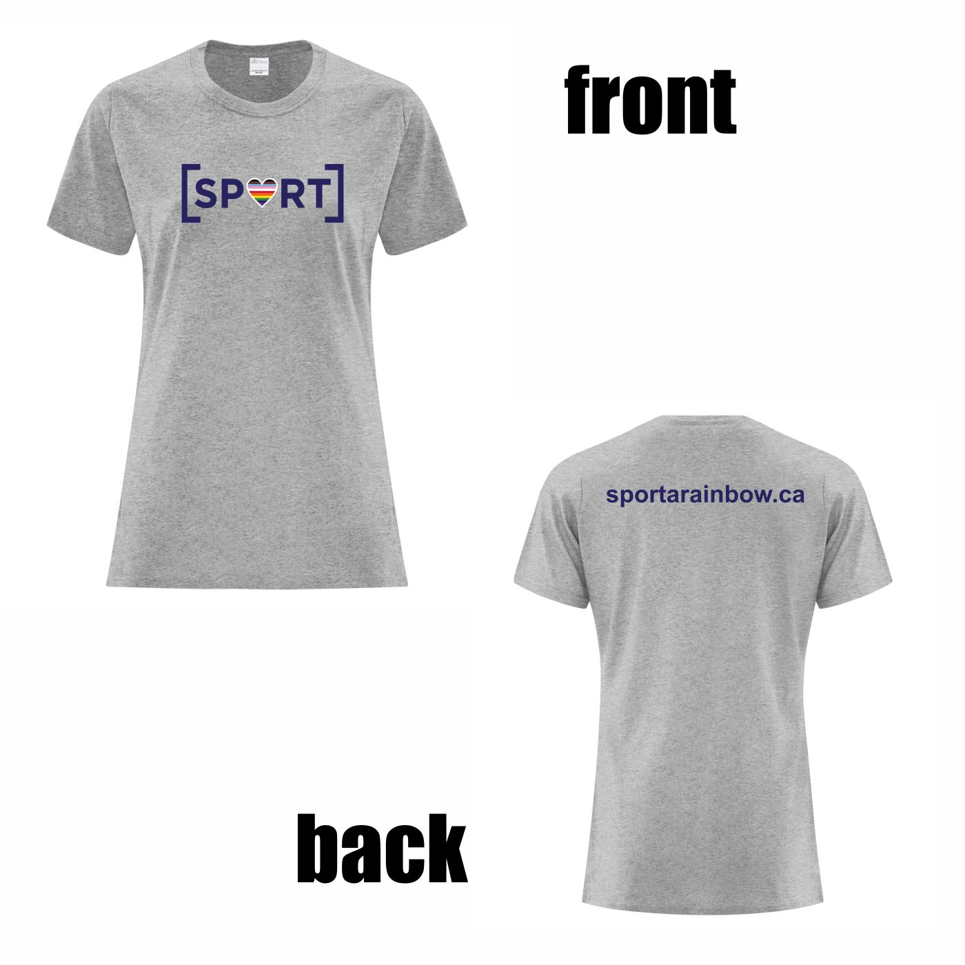 100% Cotton T-shirt (Website Logo) - Image 3