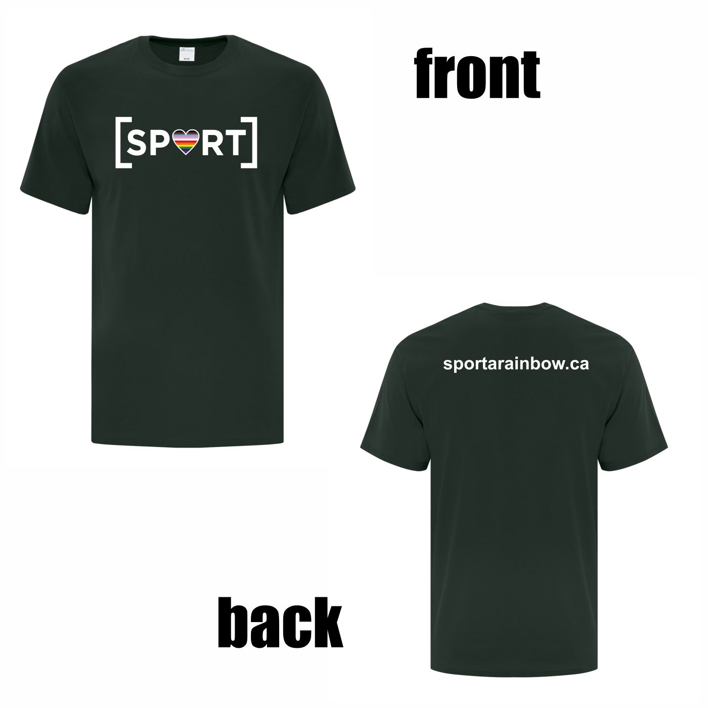 100% Cotton T-shirt (Website Logo) - Image 6