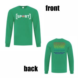 100% Cotton Long Sleeve Shirt (Pledge Logo)