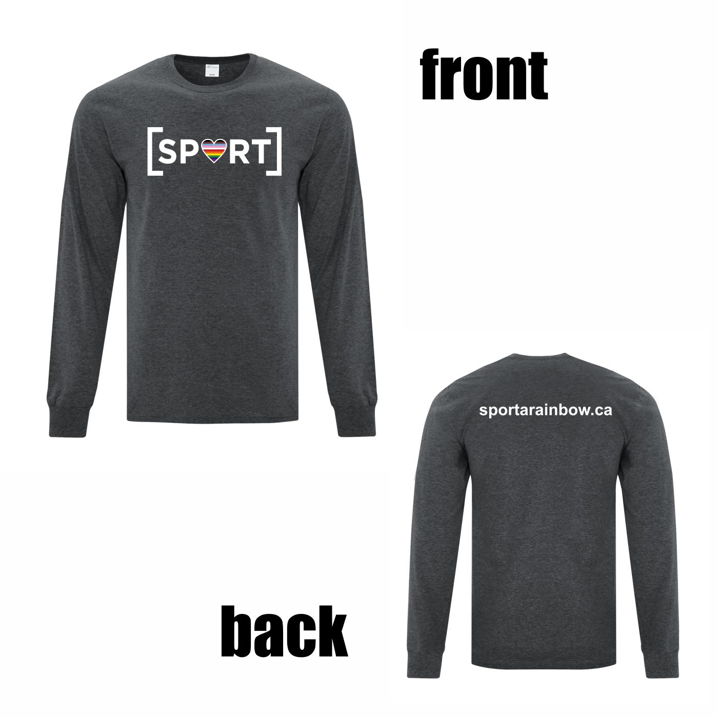 100% Cotton Long Sleeve Shirt (Website Logo) - Image 5