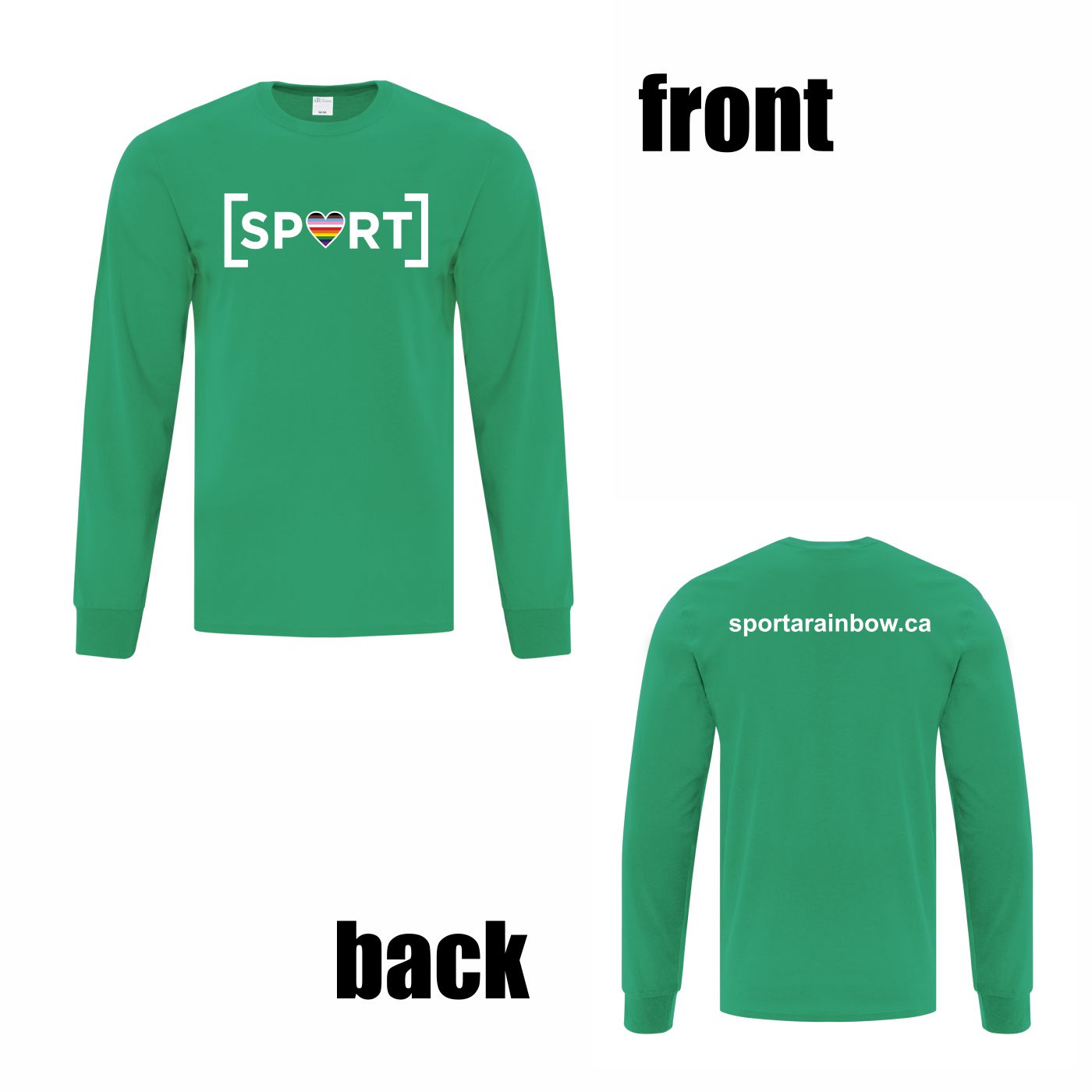 100% Cotton Long Sleeve Shirt (Website Logo) - Image 6