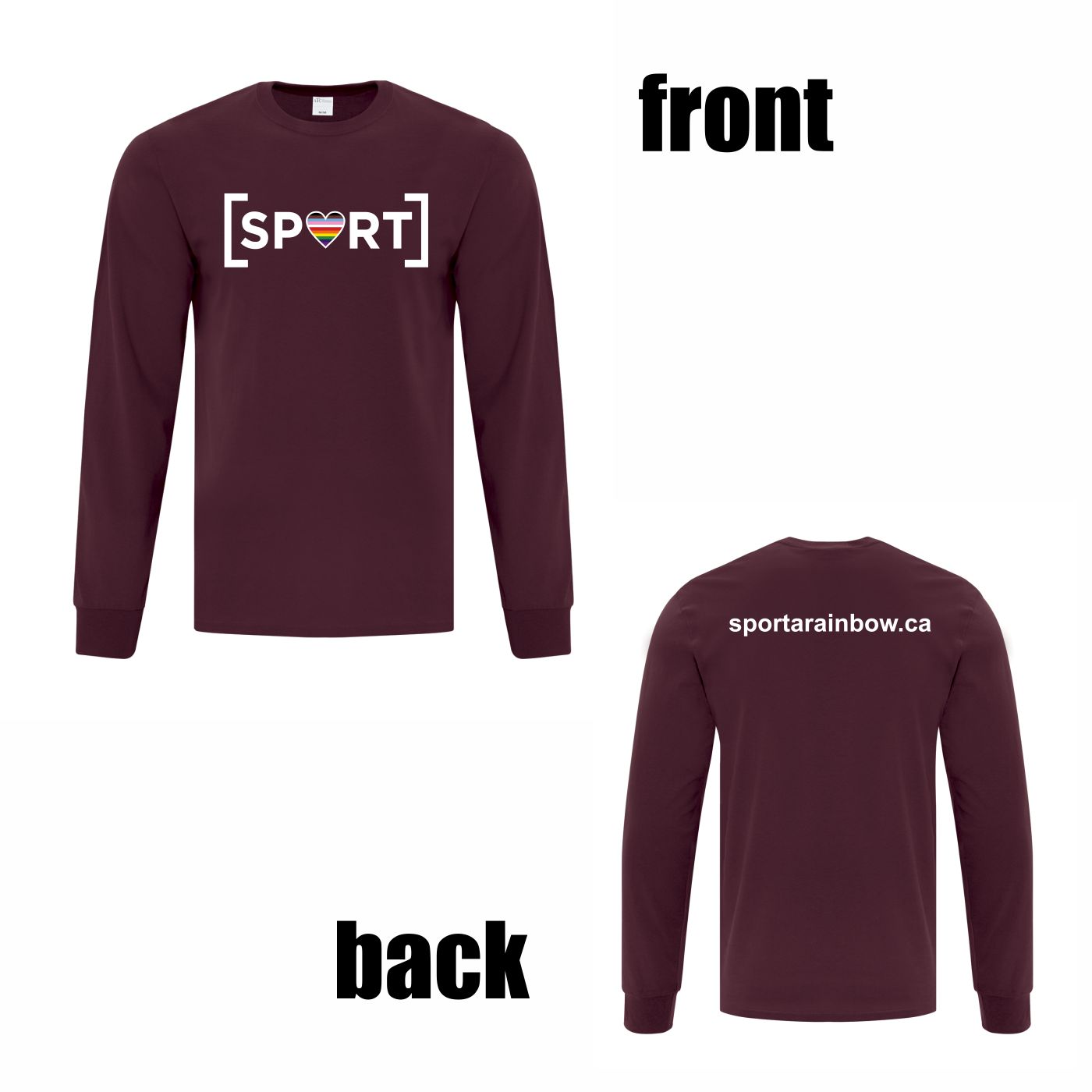 100% Cotton Long Sleeve Shirt (Website Logo) - Image 7
