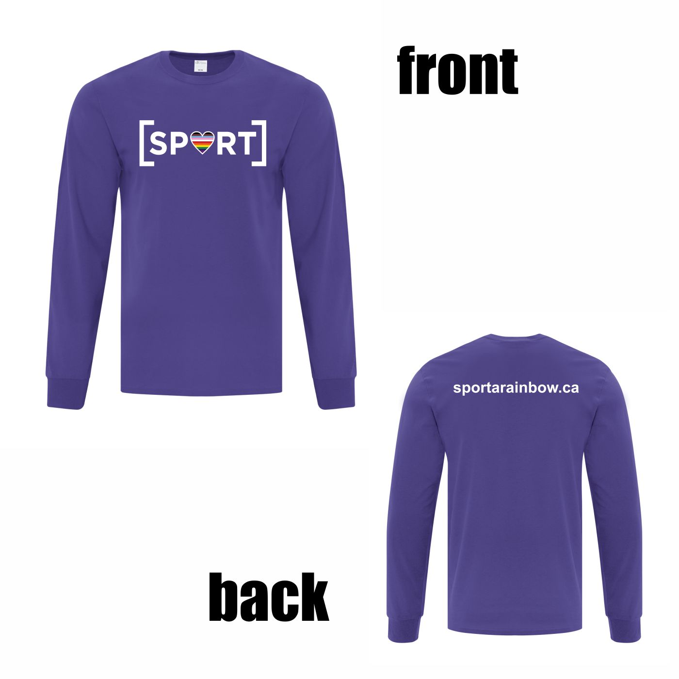 100% Cotton Long Sleeve Shirt (Website Logo) - Image 10