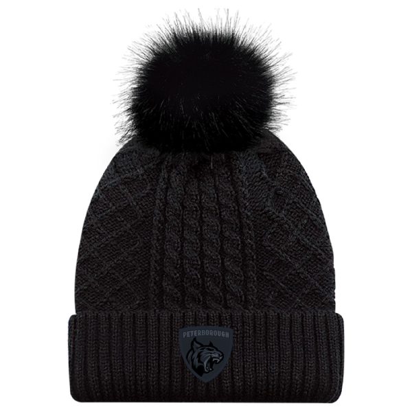Satin Lined Pom Pom Toque - Image 2