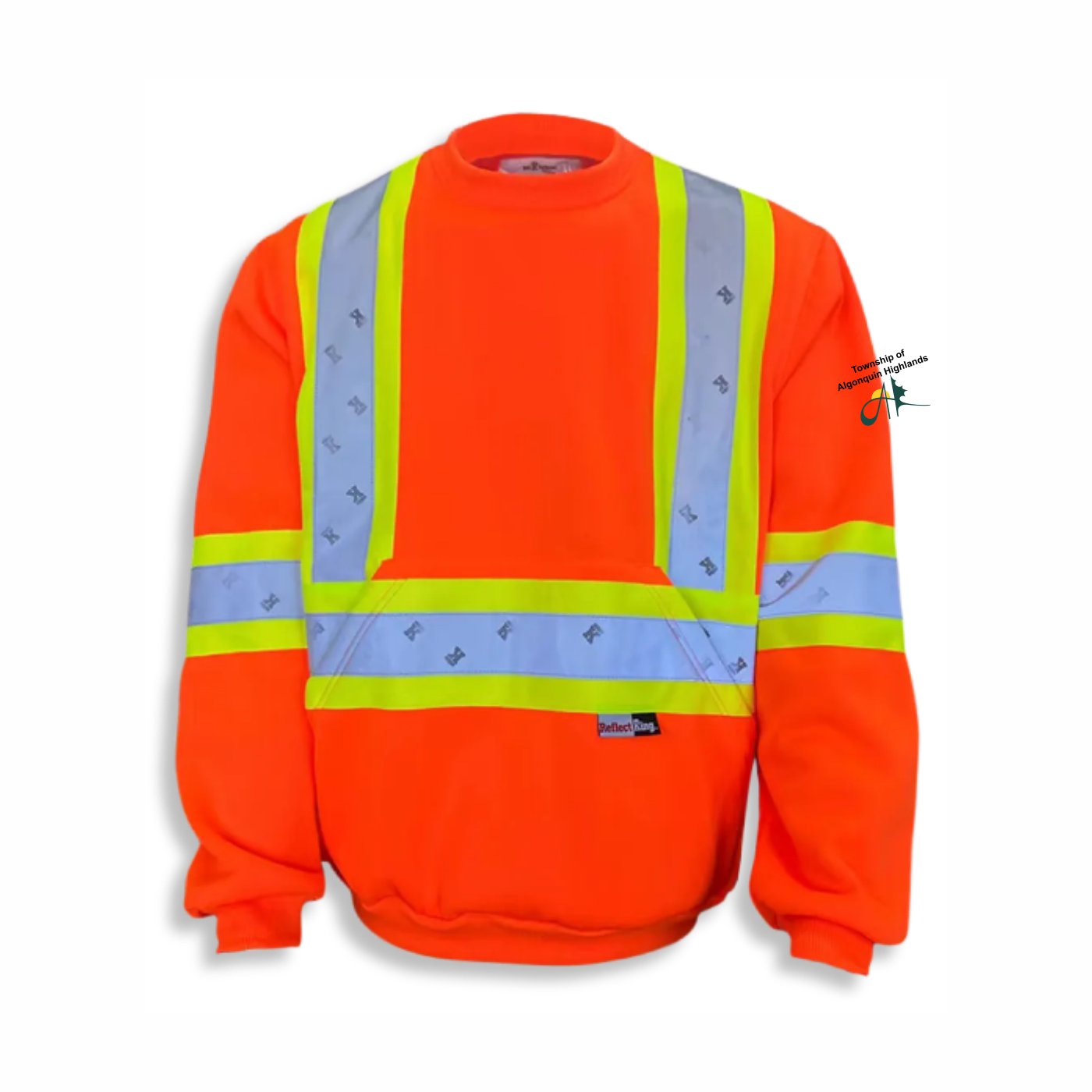 Microfleece Hi-Vis crewneck sweater