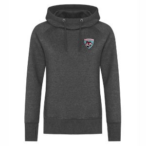 Ladies Vintage Scuba Neck Hoodie