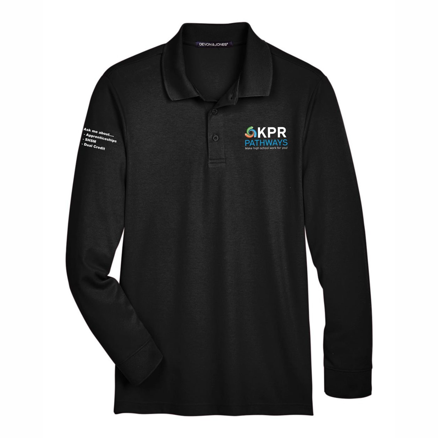 Long Sleeve Performance Polo - Image 4