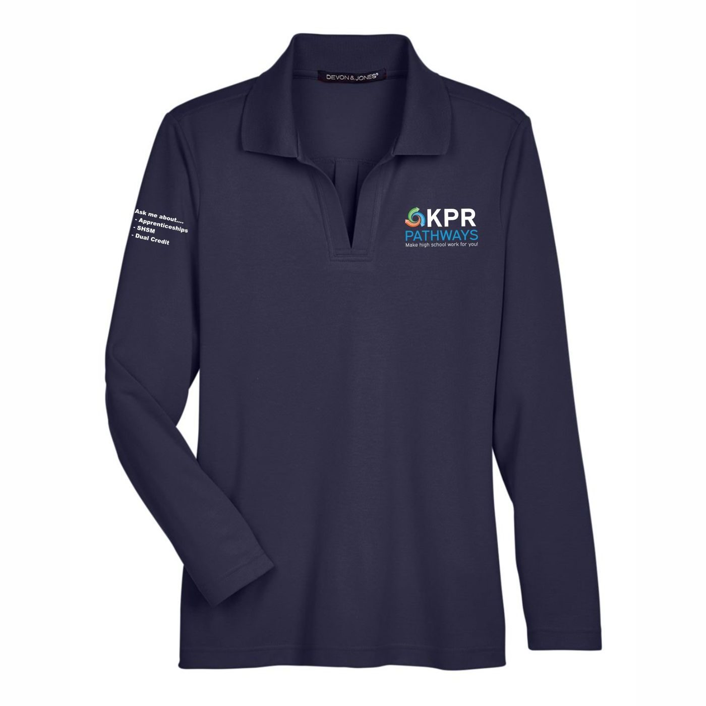 Long Sleeve Performance Polo - Image 3
