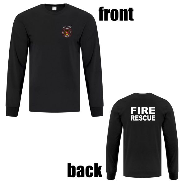 Embroidered Left Chest Long Sleeve Tee - Image 2
