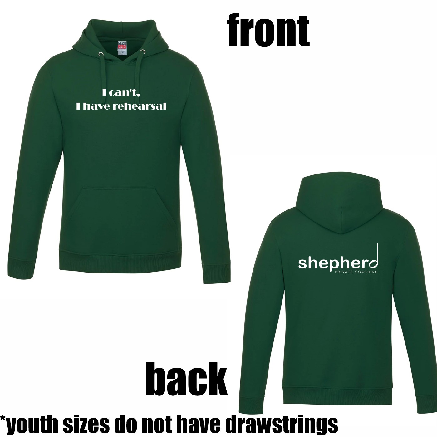 "I have Rehearsal" Pullover Hoodie - Image 2