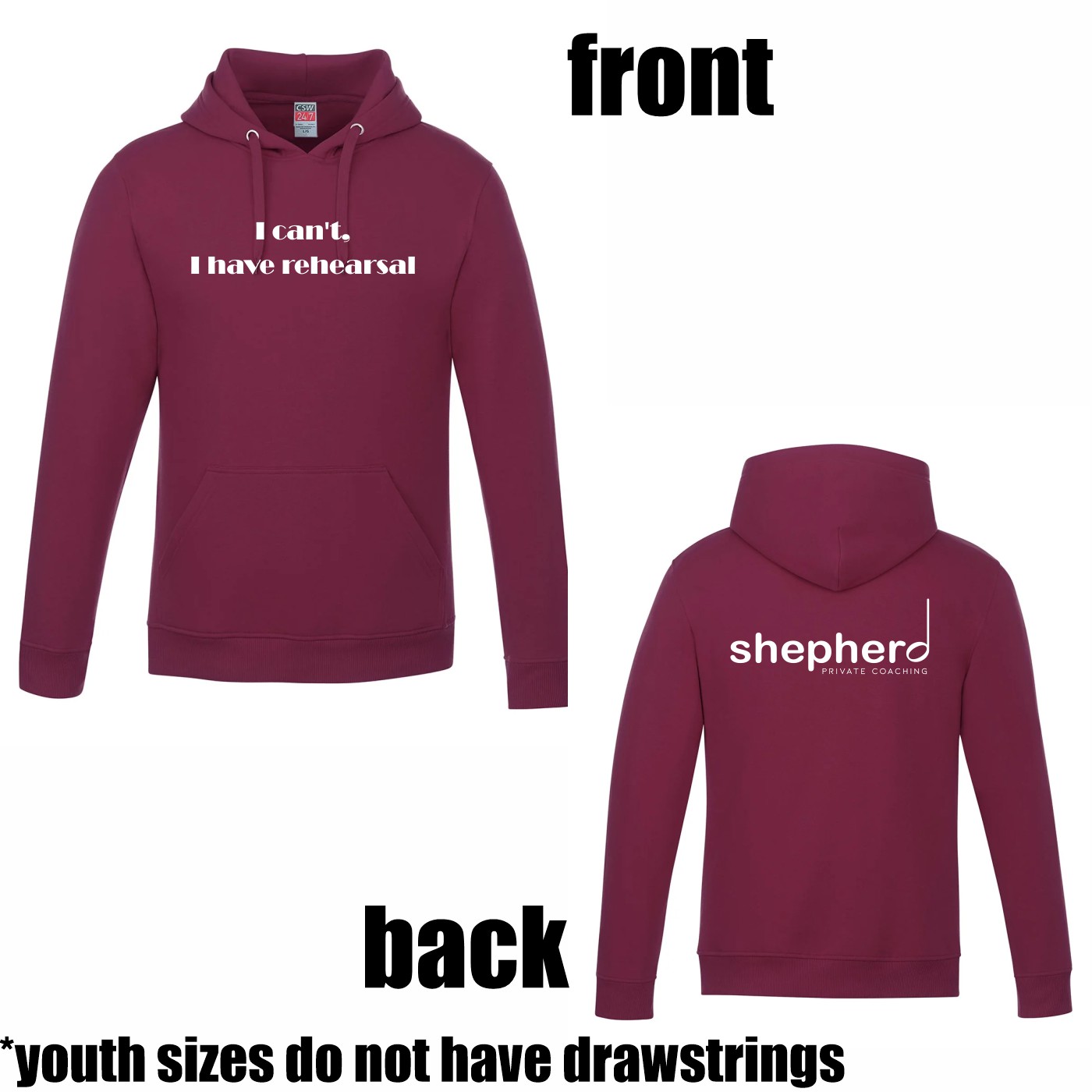 "I have Rehearsal" Pullover Hoodie - Image 10