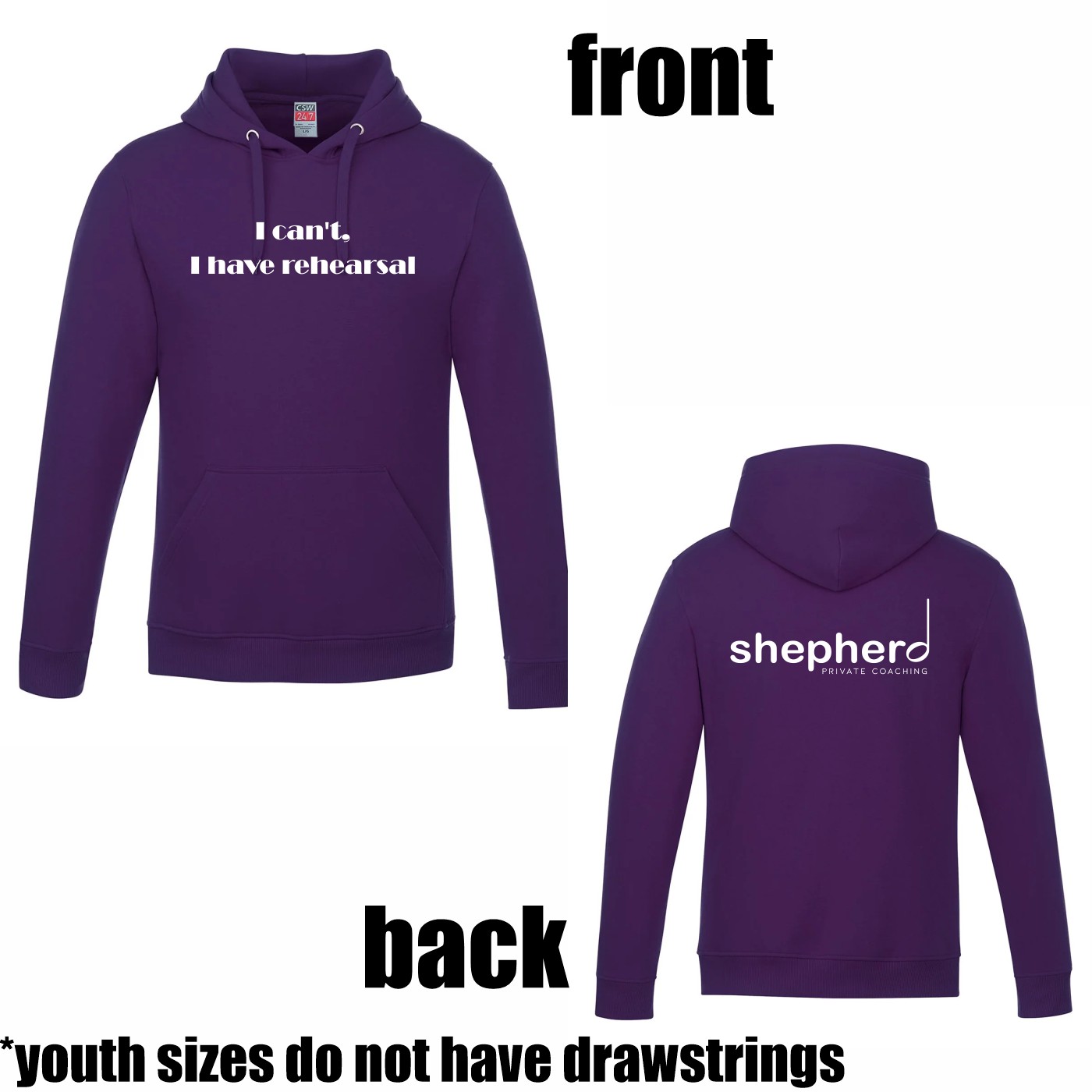 "I have Rehearsal" Pullover Hoodie - Image 7