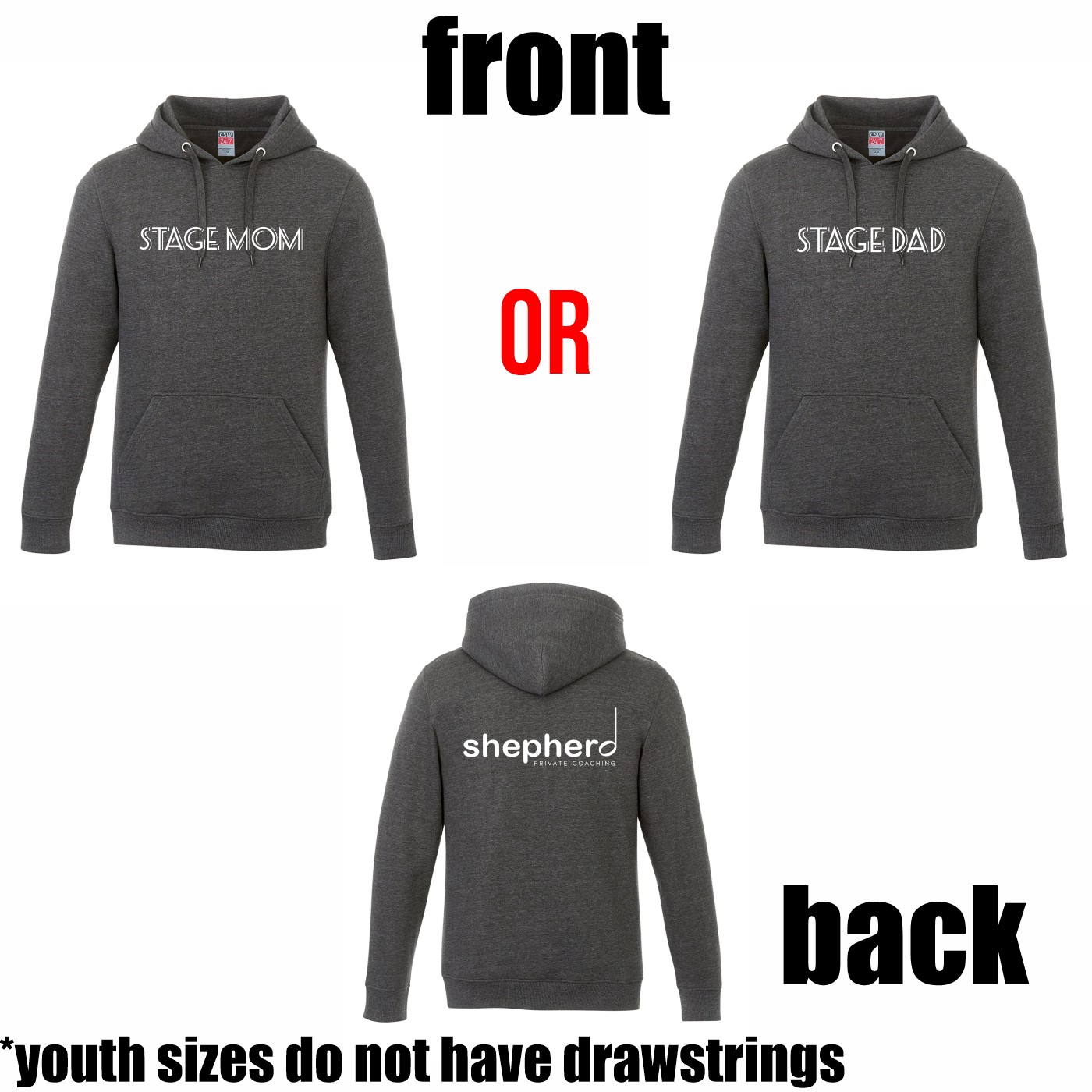 "Stage Mom / Stage Dad" Pullover Hoodie - Image 8