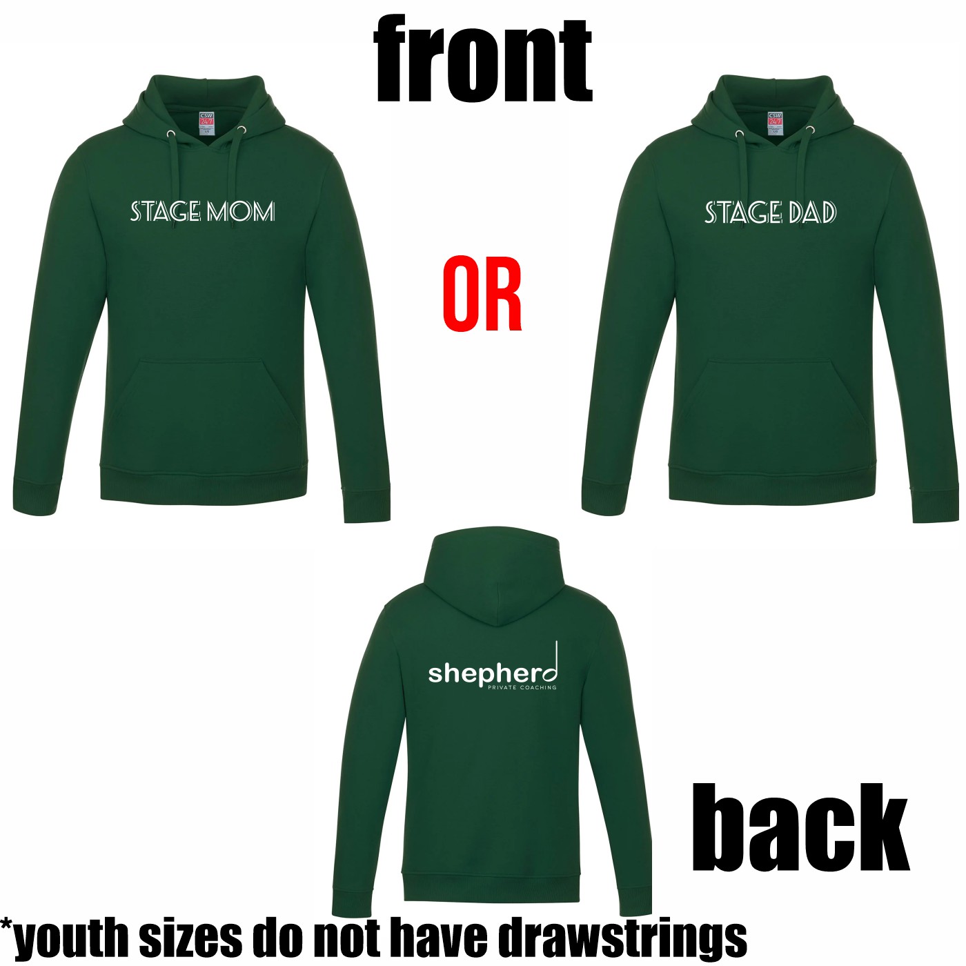"Stage Mom / Stage Dad" Pullover Hoodie - Image 7