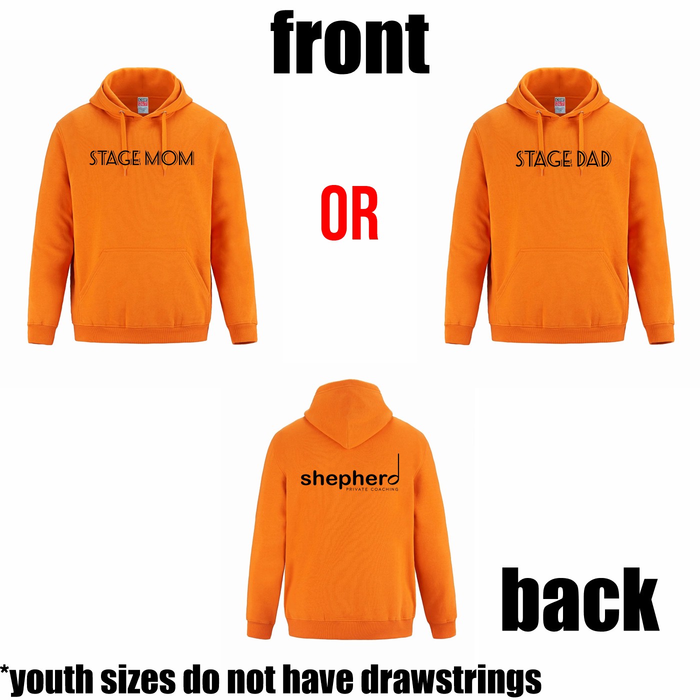 "Stage Mom / Stage Dad" Pullover Hoodie - Image 4