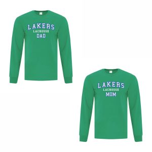 Cotton Long Sleeve Shirt (Junior C Lakers Parent)