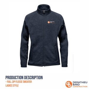 Full Zip Fleece Sweater