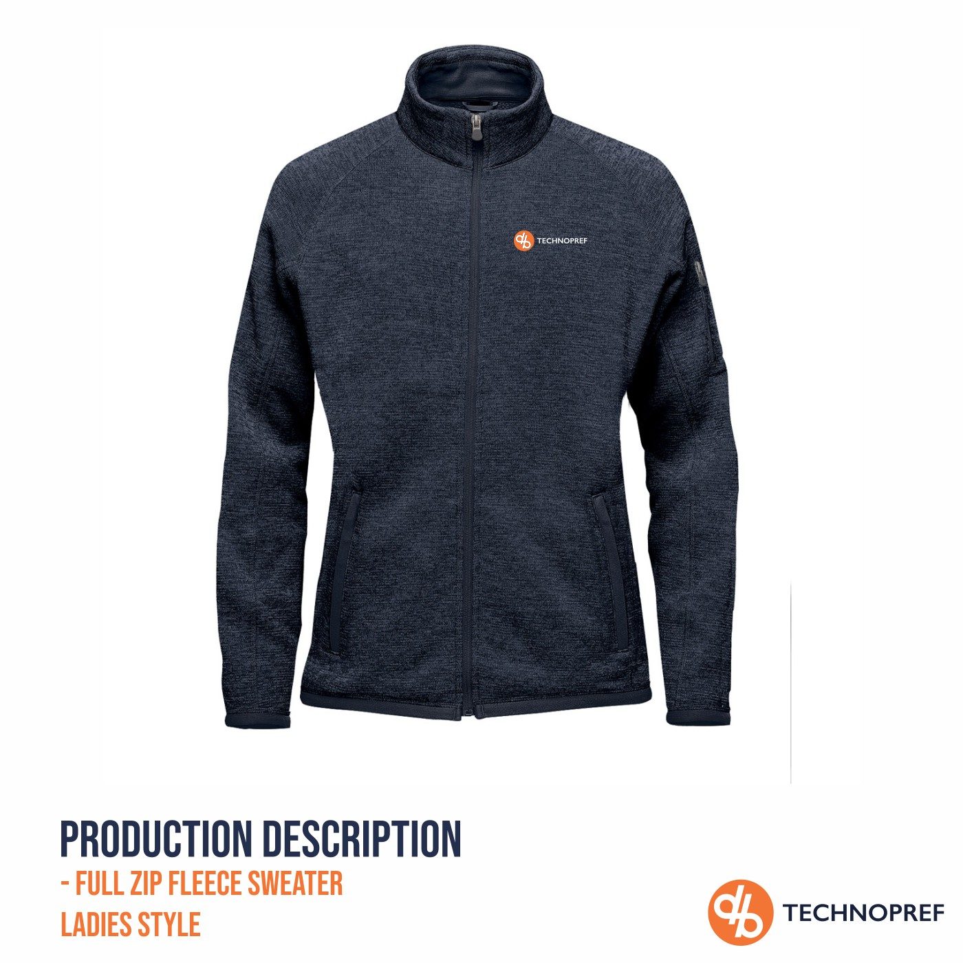 Full Zip Fleece Sweater - Image 2