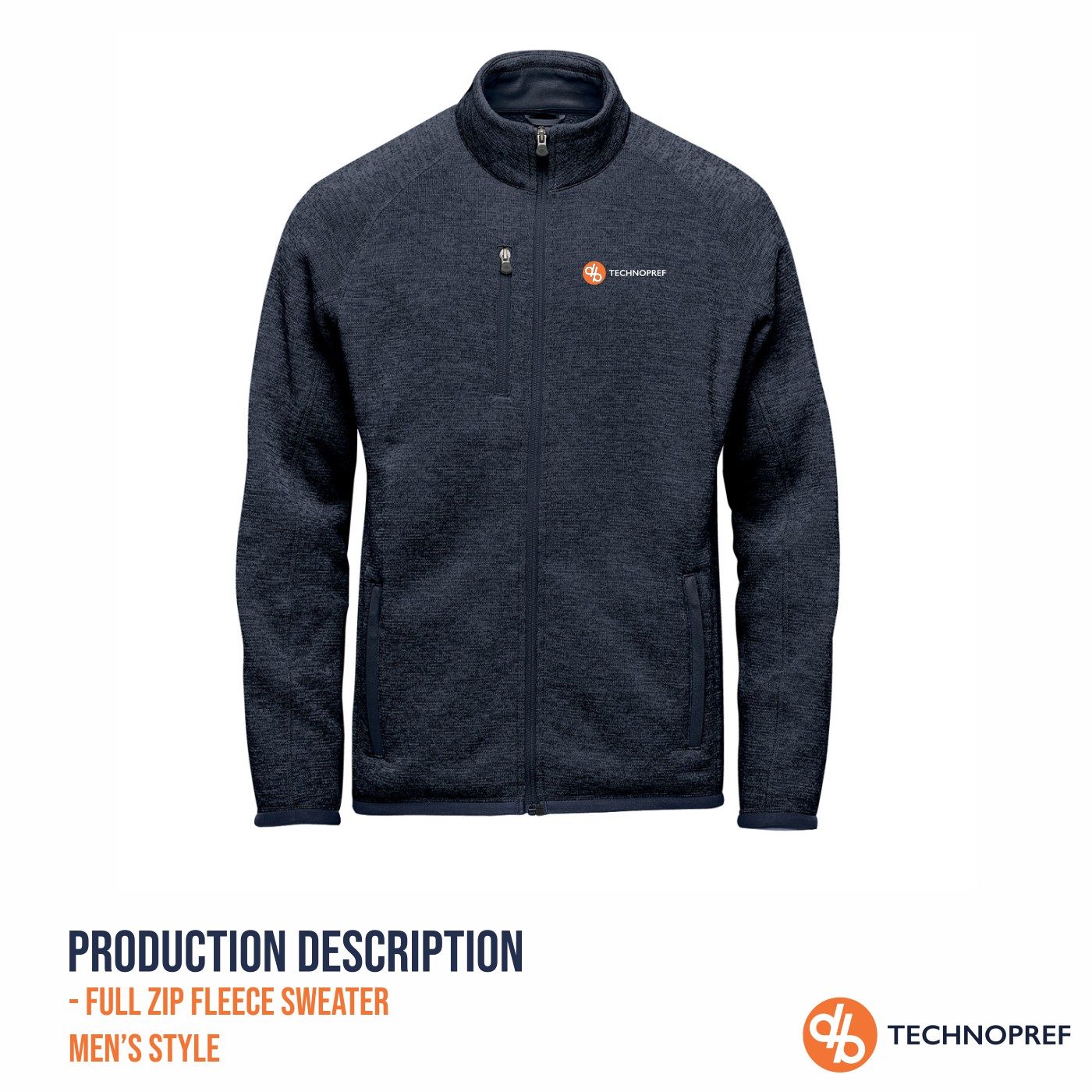 Full Zip Fleece Sweater