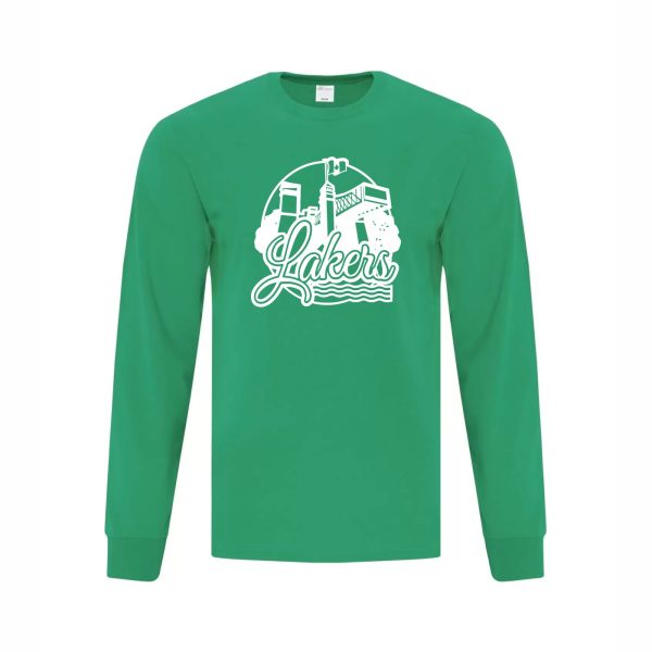 Cotton Long Sleeve Shirt (1 Colour Logo) - Image 2