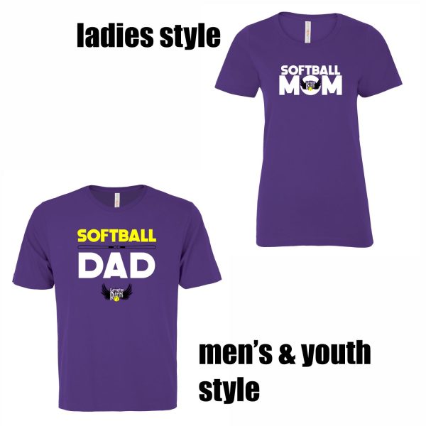 Softball Parent Cotton T-shirt - Image 3