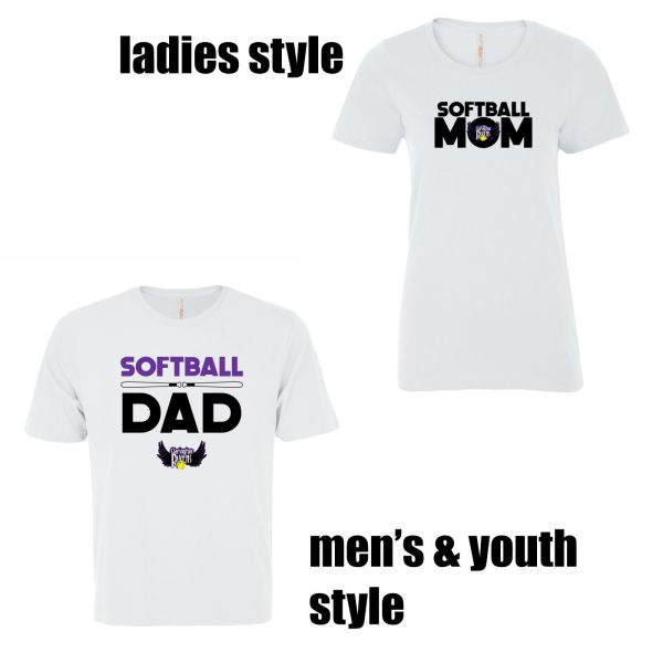 Softball Parent Cotton T-shirt - Image 2