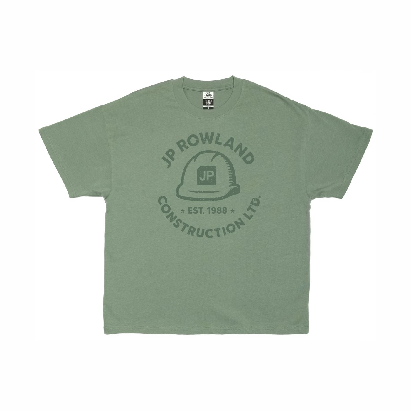 Premium Vintage Super Heavyweight Oversized T-shirt - Full Front Design