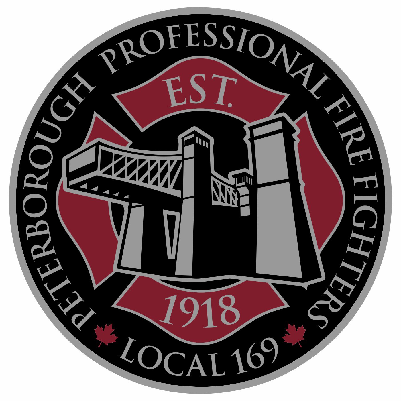 Peterborough Professional Firefighters Local 169 Button