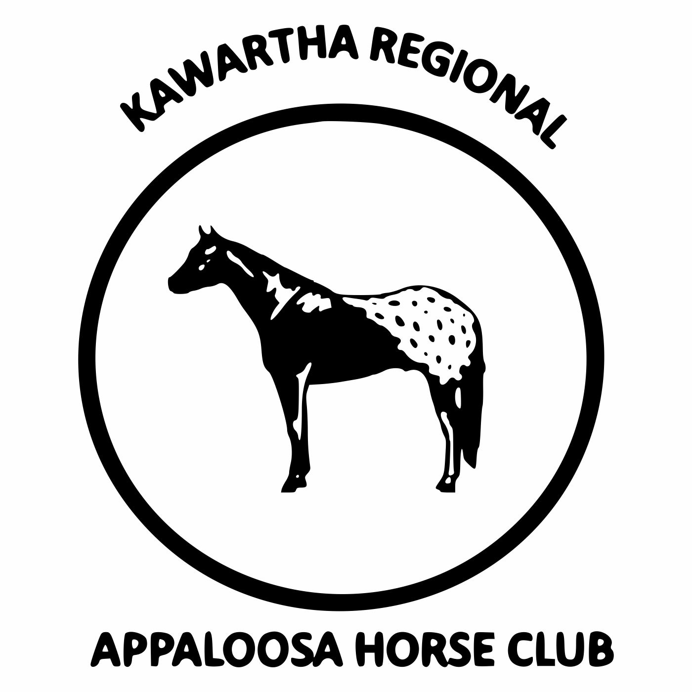 Kawartha Regional Appaloosa horse club button