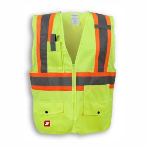 100% Polyester Vest with Zipper Front