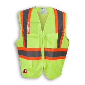 100% Polyester Mesh Vest with Zipper Front