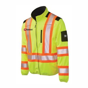 Zip Front Fleece Safety Jacket