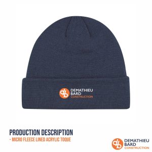 Micro Fleece Lined Acrylic Toque