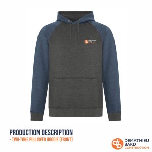 Two-Tone Pullover Hoodie