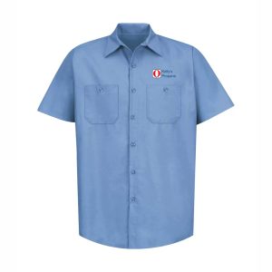 Red Kap Industrial Short Sleeve Work Shirt