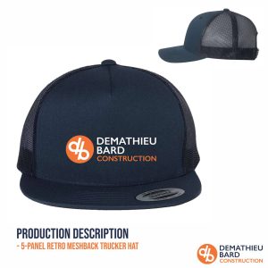 5-Panel Retro Trucker Hat