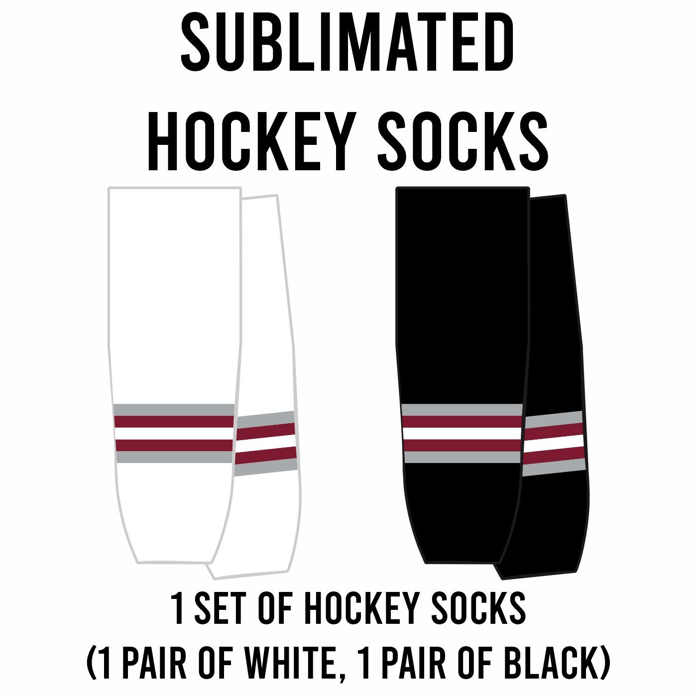 Sublimated Hockey Socks