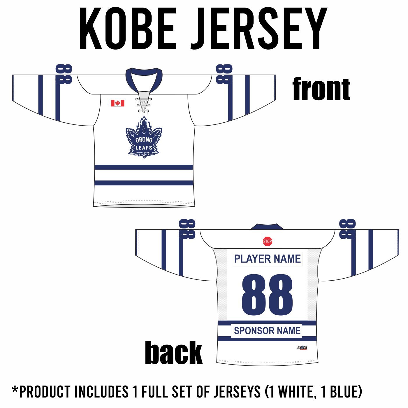Mandatory On-Ice Game Apparel (Kobe Jersey & Socks) - Image 2