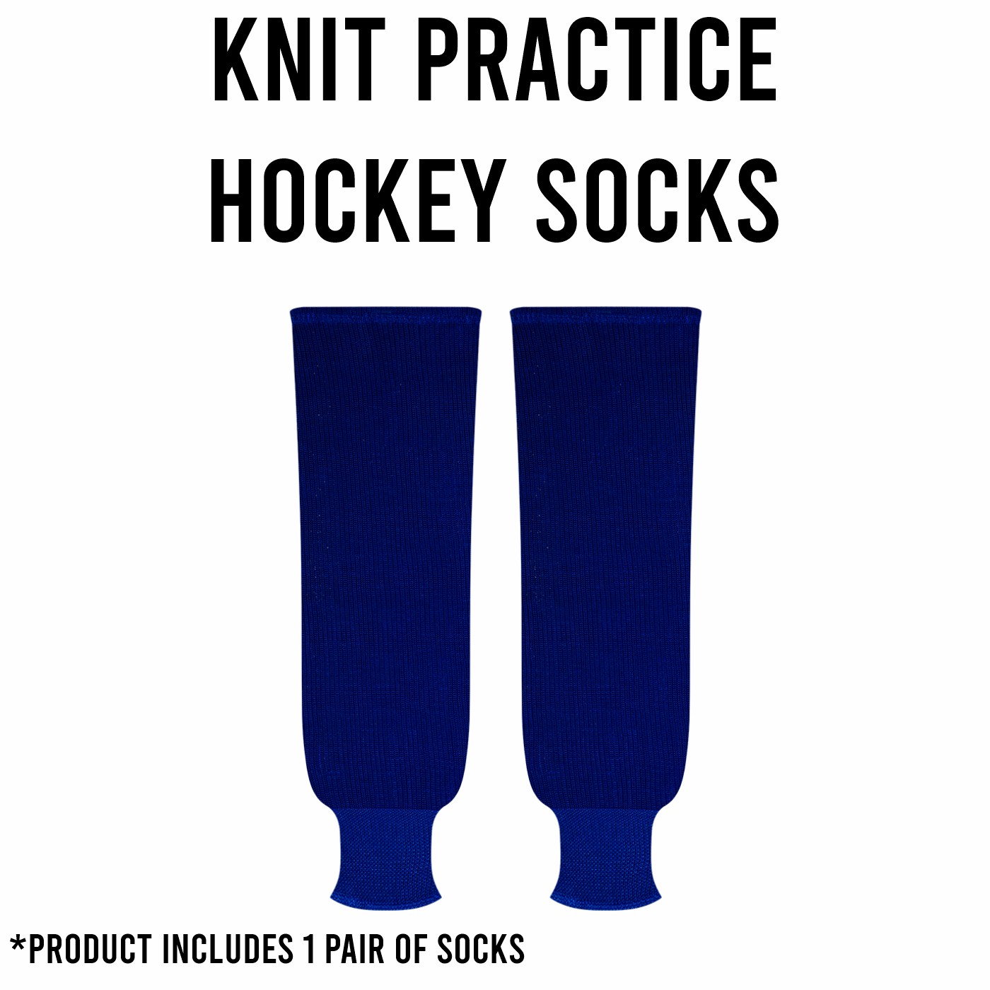 Mandatory Practice Socks (Knit Hockey Socks)