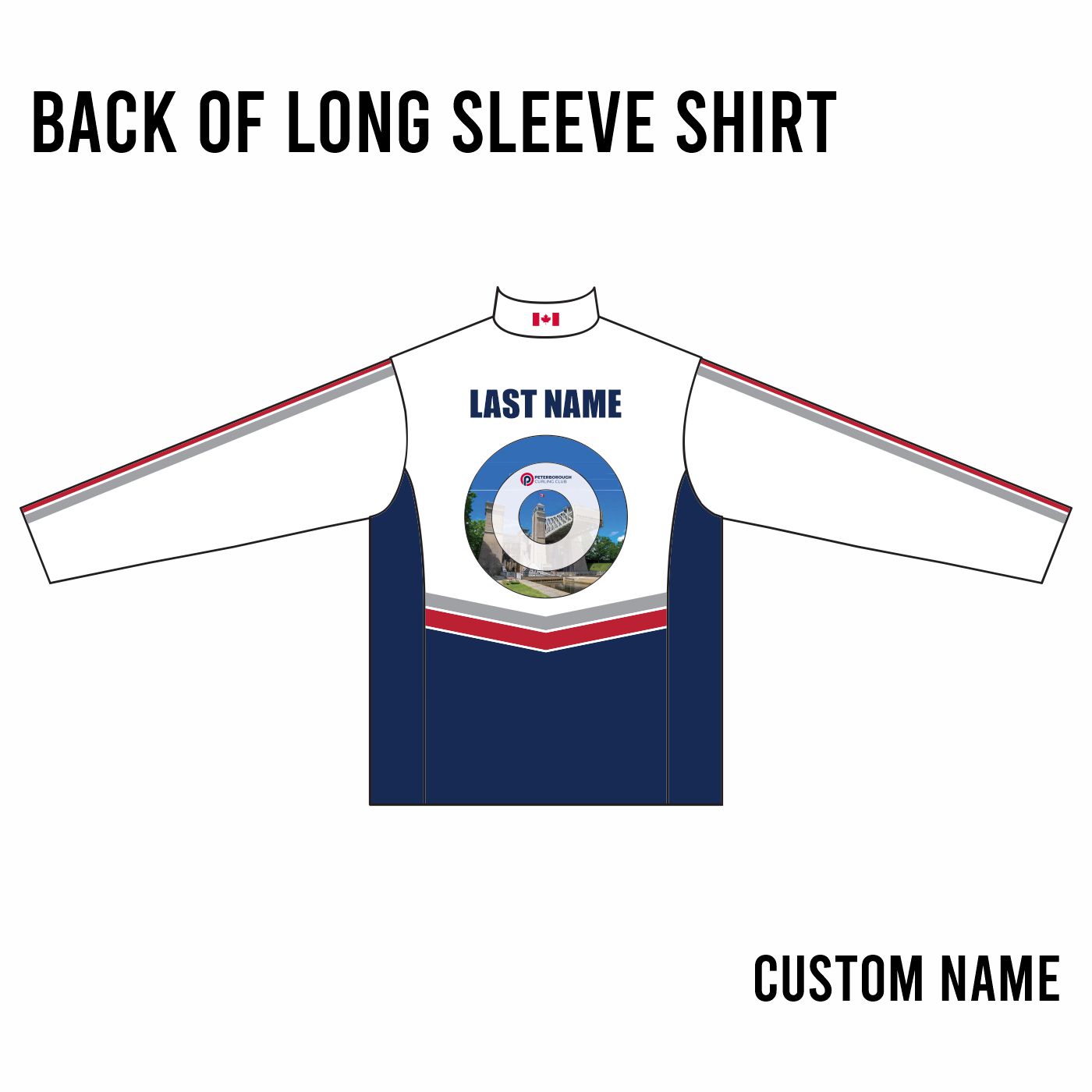 PCC 150th Sublimated Curling Long Sleeve Shirt - Image 5