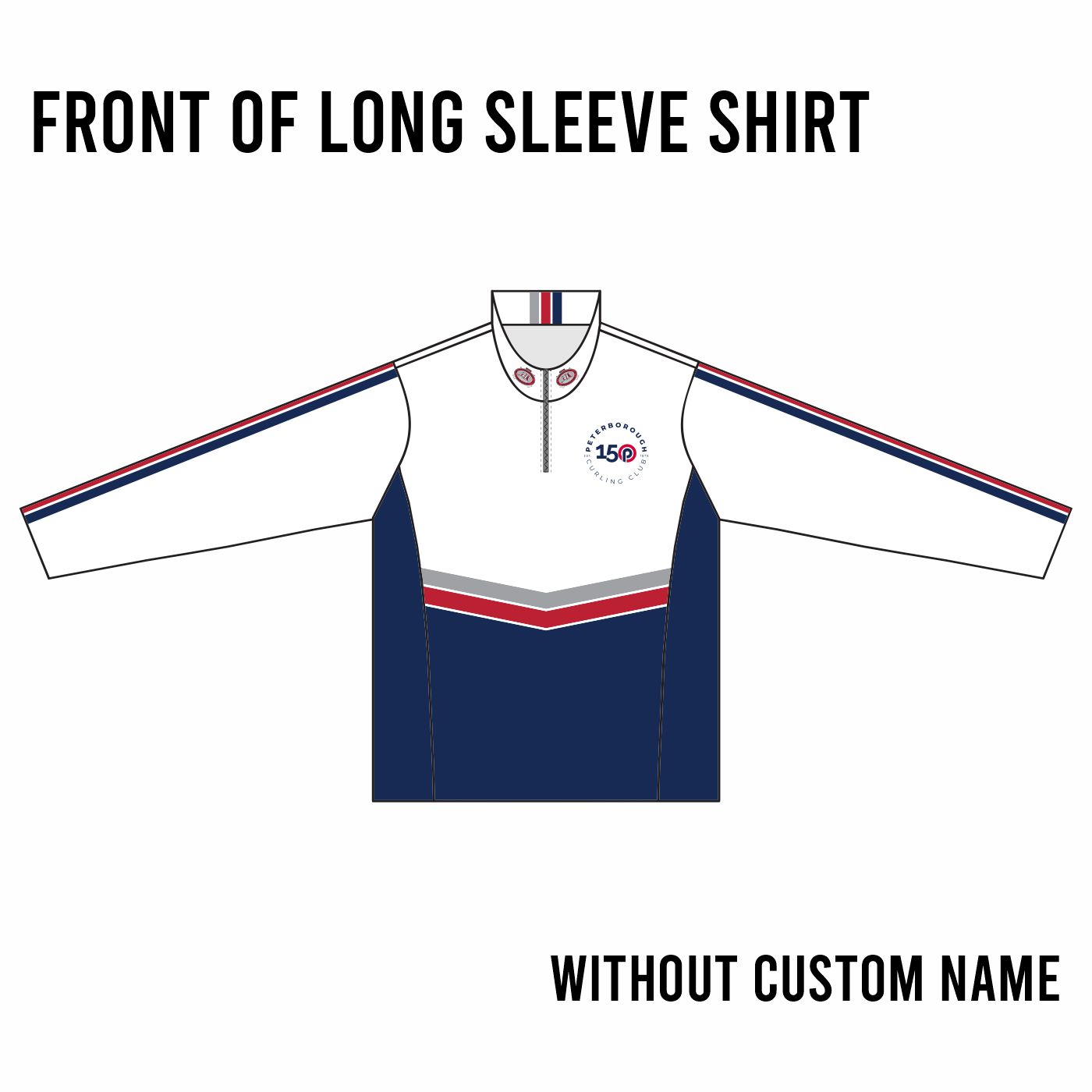 PCC 150th Sublimated Curling Long Sleeve Shirt - Image 2